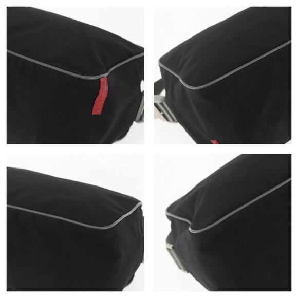 Authentic PRADA Sports Nylon Black Silver Shoulder Bag bst312-121025 - Picture 7 of 16